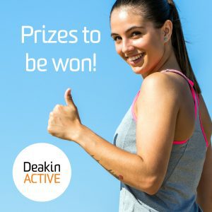 DeakinACTIVE September Challenges Prizes to be won