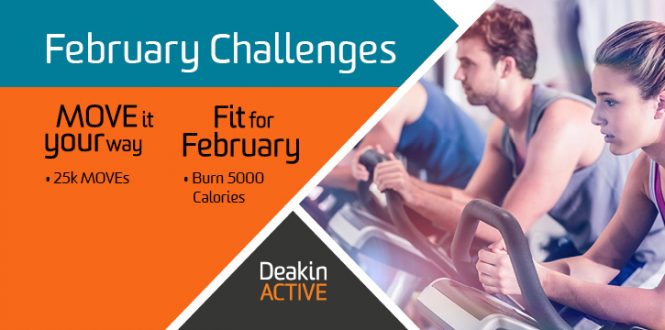 DeakinACTIVE February Challenges