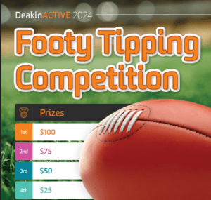 DeakinACTIVE 2024 footy tipping competition